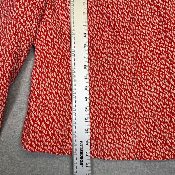 Pendleton Full Zip Long Sleeve Speckled Pebbled Print Blazer Light Weight Jacket - Picture 4 of 7